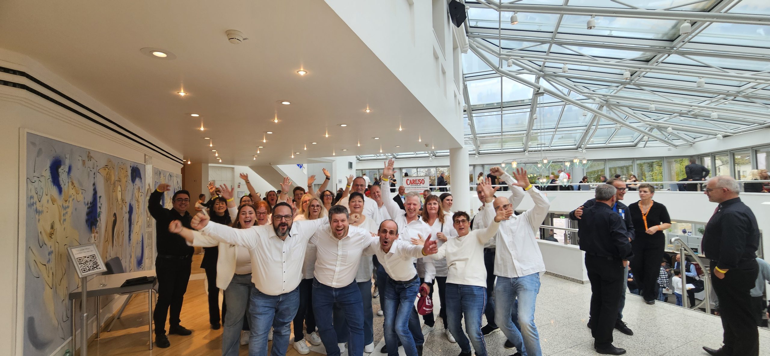 Gruppenbild nach dem Auftritt