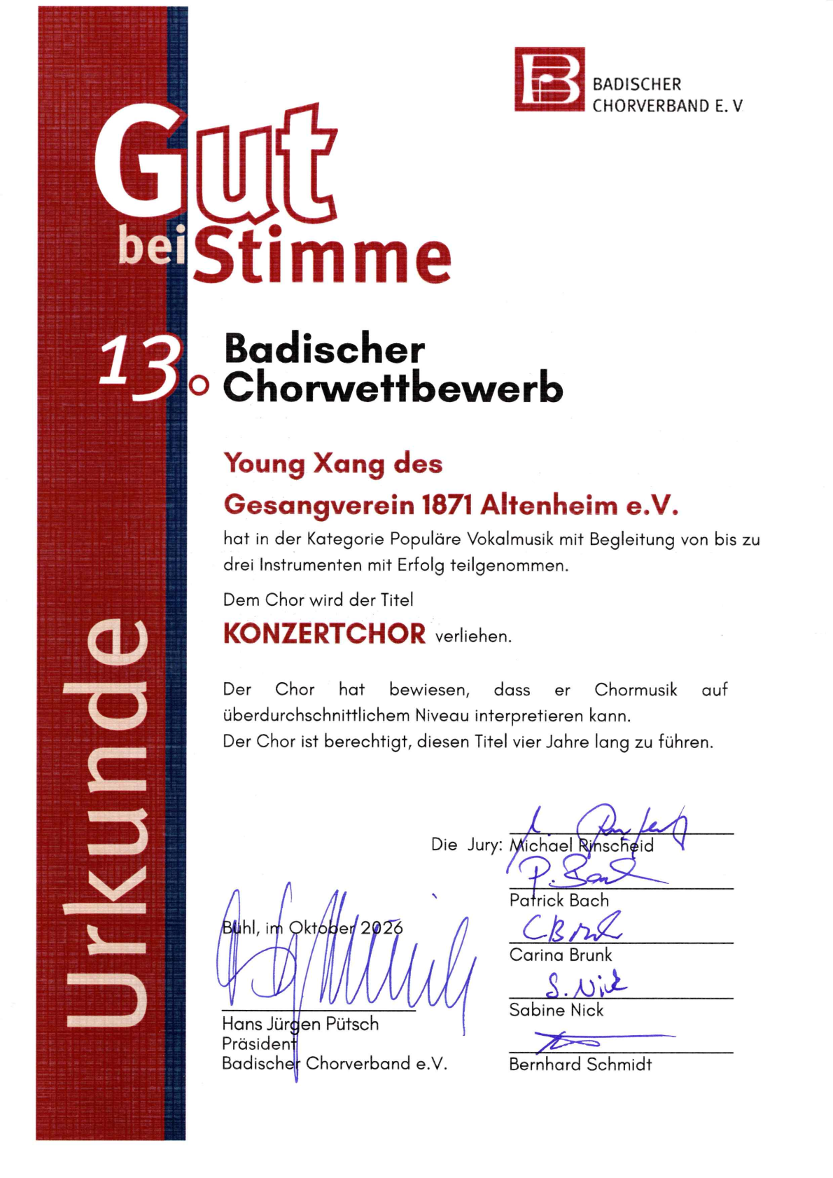 Urkunde